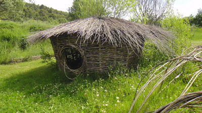 Hut in the nature
