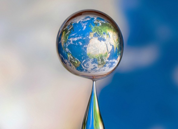 world in a water drop